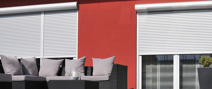 Vorbaurollladen für Terrassenfenster für optimalen Sonnenschutz